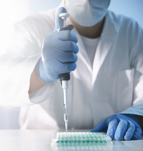 Experiment v laboratóriu