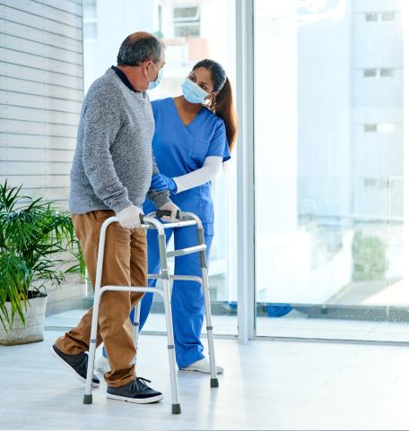 Pacient so zdravotnou sestrou